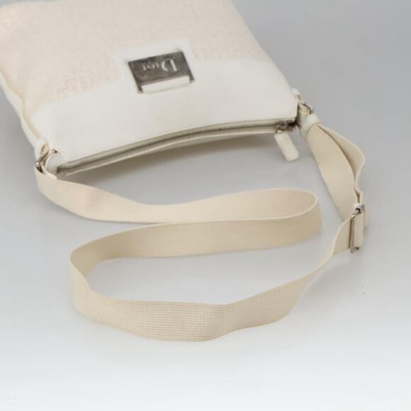 DIOR Trotter Canvas Shoulder Bag White - Picture 7 of 12